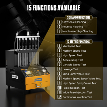 AUTOOL CT500 - Industrijski GDI/EFI/FSI uređaj za pranje i tester injektora