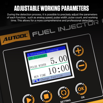 AUTOOL CT500 - Industrijski GDI/EFI/FSI uređaj za pranje i tester injektora