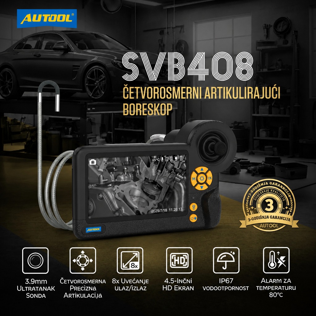 Funkcije AUTOOL SVB408