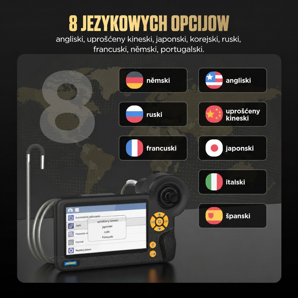 Izbor jezika menija