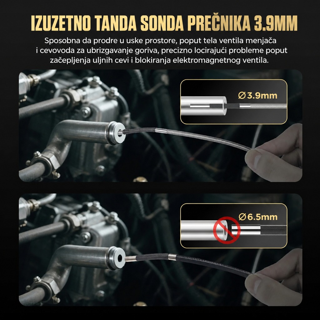 Ultra-tanka sonda 3,9 mm