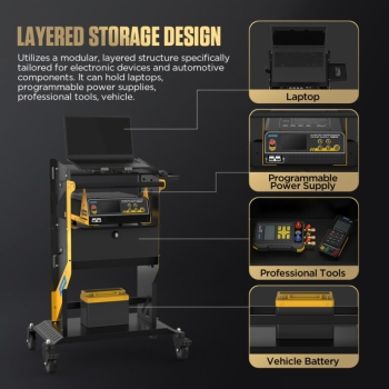 AUTOOL T23 Tier transportna kolica sa točkovima i ručkom