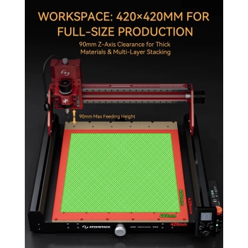 Atomstack C4 Pro CNC glodalica + dodatna oprema