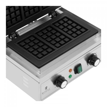 Gofrownica - 3 gofry belgijskie - 1500 W - 50 - 300°C