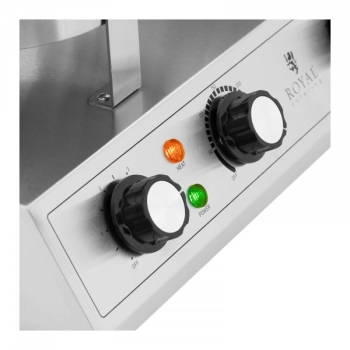 Podwójna gofrownica - kształt serca - 2x1000 W z minutnikiem