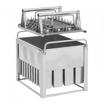 Maszyna do lodów - do lodów na patyku (80 ml) - 40 sztuk (15 min) / 3000 sztuk (dzień)