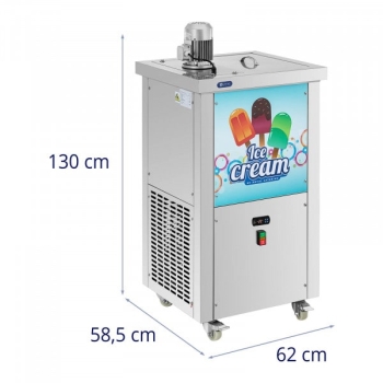 Maszyna do lodów - do lodów na patyku (80 ml) - 40 sztuk (15 min) / 3000 sztuk (dzień)