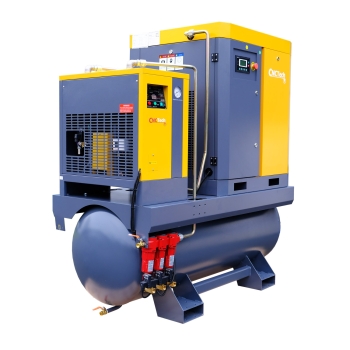 3-u-1 vijčani kompresor 15 kW | 2300 l/min | rezervoar od 500 l i odvlaživač vazduha