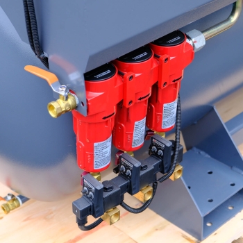 3-u-1 vijčani kompresor 15 kW | 2300 l/min | rezervoar od 500 l i odvlaživač vazduha